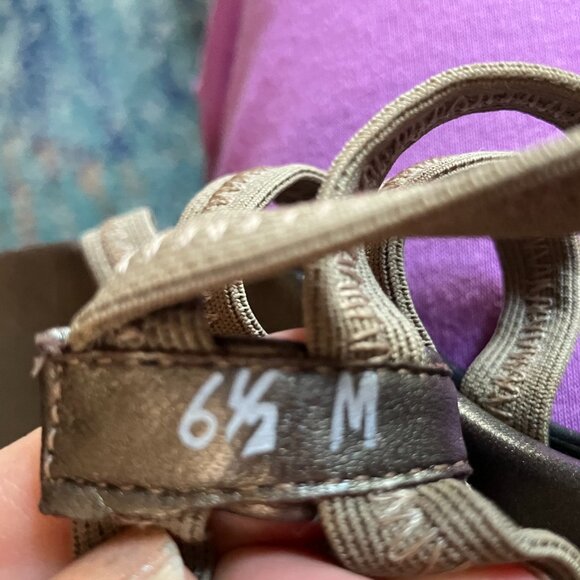 Munro Brown Sling Back Sandal Size 6.5 - Picture 7 of 7